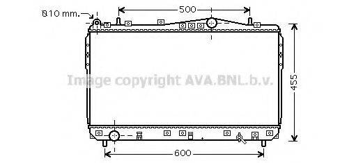 AVA QUALITY COOLING DW2073 Радіатор, охолодження двигуна