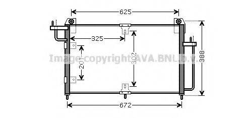 AVA QUALITY COOLING DW5065 Конденсатор, кондиціонер