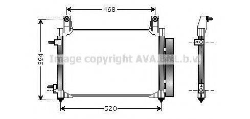 AVA QUALITY COOLING DW5081D Конденсатор, кондиціонер