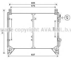 AVA QUALITY COOLING DW5110 Конденсатор, кондиціонер