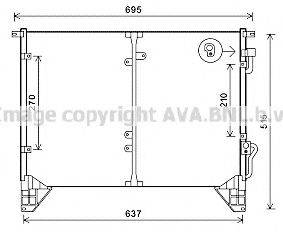 AVA QUALITY COOLING DW5116 Конденсатор, кондиціонер