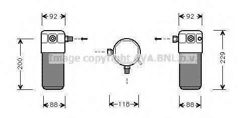 AVA QUALITY COOLING DWD021 Осушувач, кондиціонер