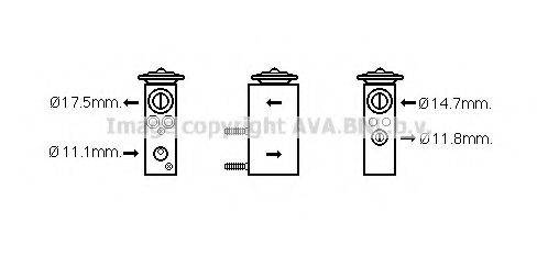 AVA QUALITY COOLING FD1462 Розширювальний клапан, кондиціонер