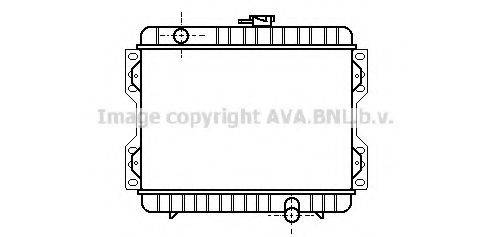 AVA QUALITY COOLING FD2046 Радіатор, охолодження двигуна