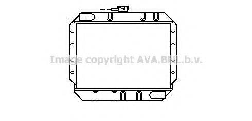 AVA QUALITY COOLING FD2064 Радіатор, охолодження двигуна