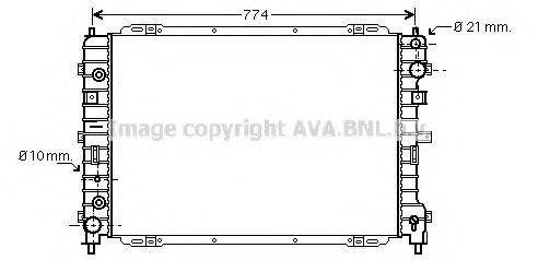 AVA QUALITY COOLING FD2346 Радіатор, охолодження двигуна