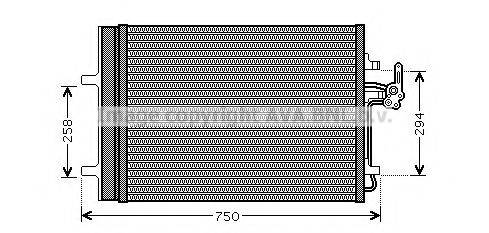 AVA QUALITY COOLING FDA5427D Конденсатор, кондиціонер