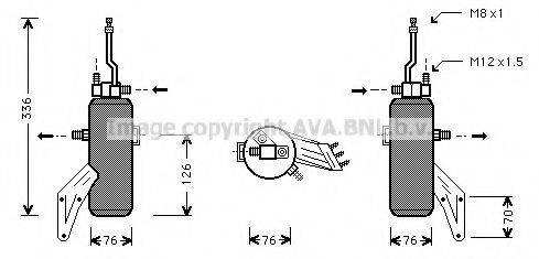 AVA QUALITY COOLING FDD293 Осушувач, кондиціонер