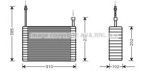 AVA QUALITY COOLING FDV359 Випарник, кондиціонер