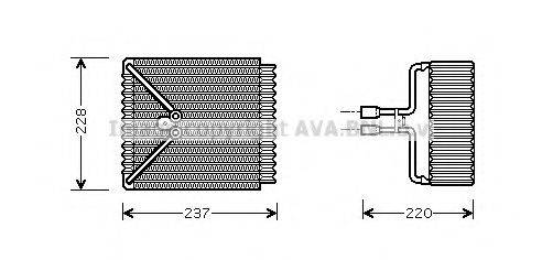 AVA QUALITY COOLING FDV371 Випарник, кондиціонер