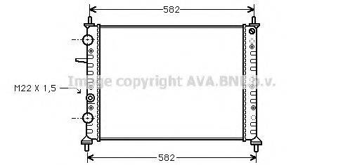 AVA QUALITY COOLING FT2161 Радіатор, охолодження двигуна