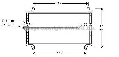 AVA QUALITY COOLING FT5174 Конденсатор, кондиціонер