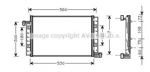 AVA QUALITY COOLING FT5222 Конденсатор, кондиціонер