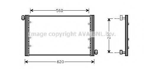 AVA QUALITY COOLING FT5272 Конденсатор, кондиціонер