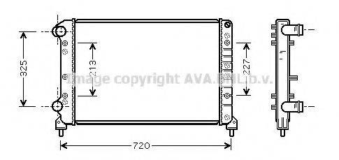 AVA QUALITY COOLING FTA2261 Радіатор, охолодження двигуна