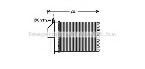 AVA QUALITY COOLING FTA6259 Теплообмінник, опалення салону