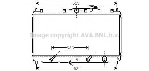 AVA QUALITY COOLING HD2011 Радіатор, охолодження двигуна