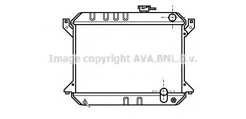 AVA QUALITY COOLING HD2034 Радіатор, охолодження двигуна