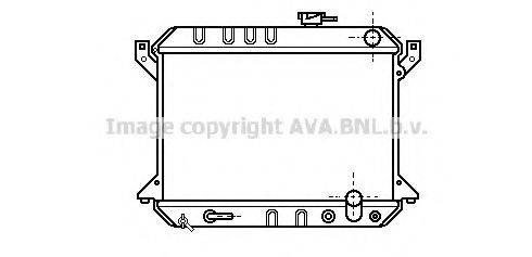 AVA QUALITY COOLING HD2035 Радіатор, охолодження двигуна