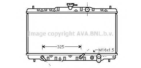 AVA QUALITY COOLING HD2041 Радіатор, охолодження двигуна