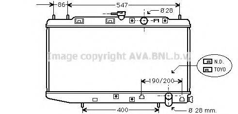 AVA QUALITY COOLING HD2047 Радіатор, охолодження двигуна