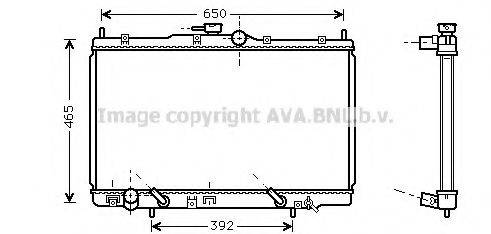 AVA QUALITY COOLING HD2100 Радіатор, охолодження двигуна