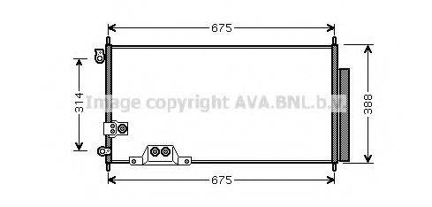 AVA QUALITY COOLING HD5239 Конденсатор, кондиціонер