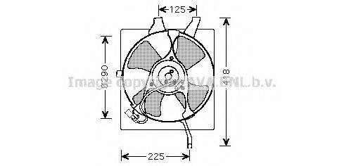 AVA QUALITY COOLING HD7532 Вентилятор, охолодження двигуна