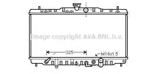 AVA QUALITY COOLING HDA2063 Радіатор, охолодження двигуна