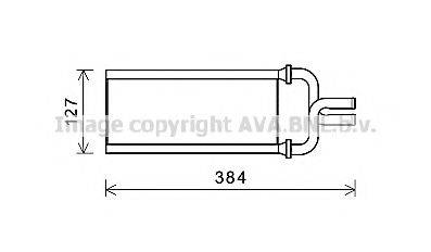 AVA QUALITY COOLING HDA6292 Теплообмінник, опалення салону