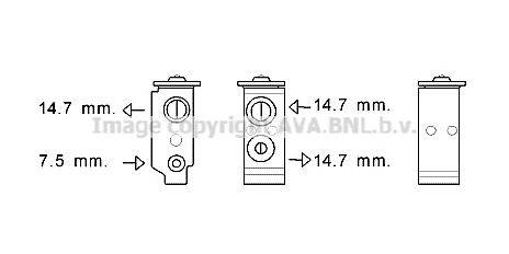 AVA QUALITY COOLING HY1385 Розширювальний клапан, кондиціонер