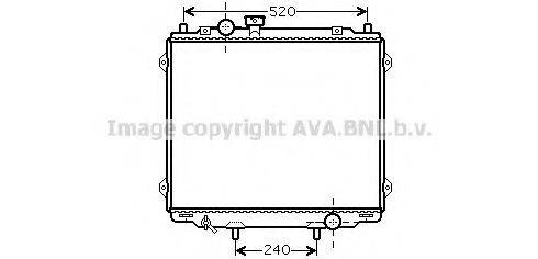 AVA QUALITY COOLING HY2145 Радіатор, охолодження двигуна