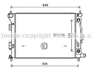 AVA QUALITY COOLING HY2390 Радіатор, охолодження двигуна
