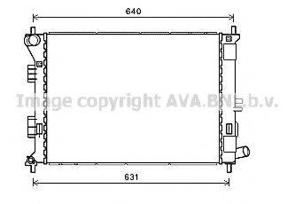 AVA QUALITY COOLING HY2420 Радіатор, охолодження двигуна