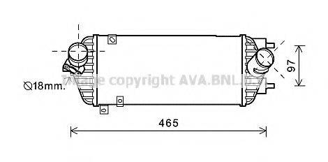 AVA QUALITY COOLING HY4293 Інтеркулер