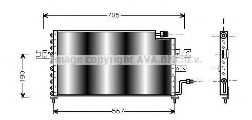 AVA QUALITY COOLING HY5039 Конденсатор, кондиціонер