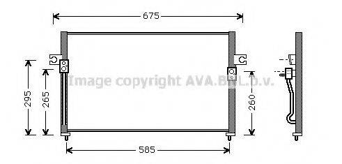 AVA QUALITY COOLING HY5058 Конденсатор, кондиціонер