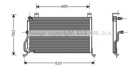 AVA QUALITY COOLING HY5060 Конденсатор, кондиціонер