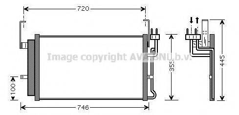 AVA QUALITY COOLING HY5084D Конденсатор, кондиціонер