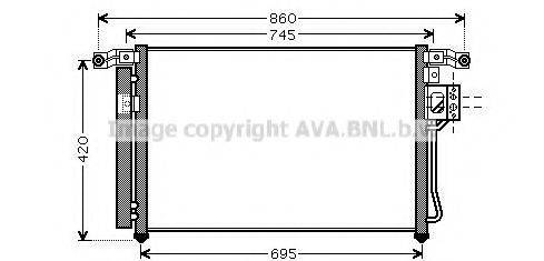 AVA QUALITY COOLING HY5176D Конденсатор, кондиціонер