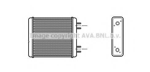 AVA QUALITY COOLING HY6021 Теплообмінник, опалення салону