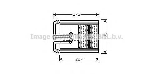 AVA QUALITY COOLING HY6168 Теплообмінник, опалення салону