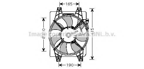 AVA QUALITY COOLING HY7523 Вентилятор, охолодження двигуна