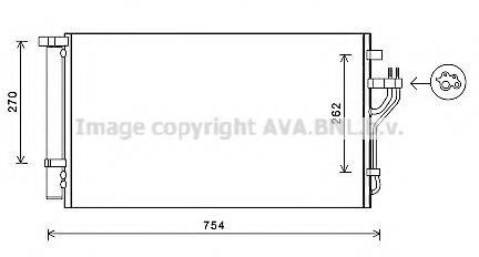 AVA QUALITY COOLING HYA5279D Конденсатор, кондиціонер