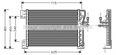 AVA QUALITY COOLING JE5005 Конденсатор, кондиціонер