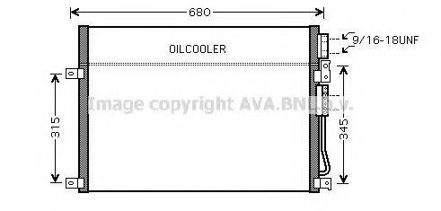 AVA QUALITY COOLING JEA5045 Конденсатор, кондиціонер