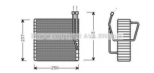 AVA QUALITY COOLING JEV009 Випарник, кондиціонер