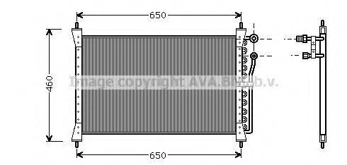 AVA QUALITY COOLING JR5012 Конденсатор, кондиціонер