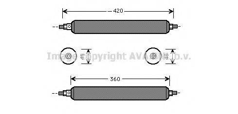 AVA QUALITY COOLING JRD003 Осушувач, кондиціонер