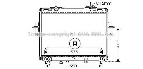 AVA QUALITY COOLING KA2126 Радіатор, охолодження двигуна